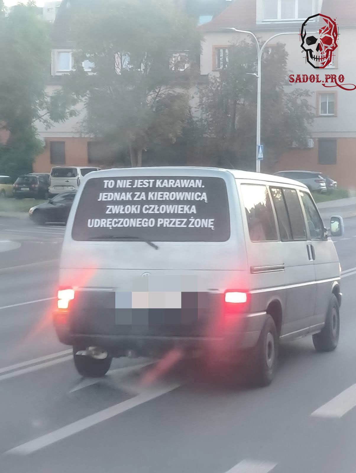 Karawan, udręczony kierowca